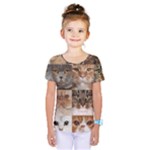 Breeds Of Cats Collage Kids  One Piece T-Shirt