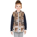 Breeds Of Cats Collage Kids  Hooded Puffer Vest