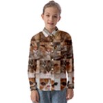 Breeds Of Cats Collage Kids  Long Sleeve Shirt