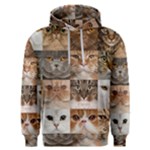 Breeds Of Cats Collage Men s Overhead Hoodie