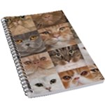 Breeds Of Cats Collage 5.5  x 8.5  Notebook