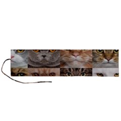 Breeds Of Cats Collage Roll Up Canvas Pencil Holder (L) from ArtsNow.com