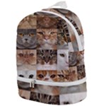 Breeds Of Cats Collage Zip Bottom Backpack