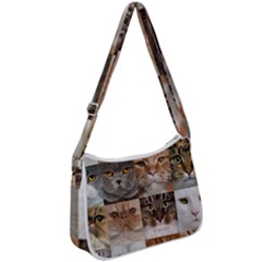 Zip Up Shoulder Bag 