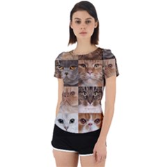 Back Cut Out Sport T-Shirt 