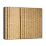 Brown Cardboard Texture Macro, Cardboard, Cardboard Deluxe Canvas 20  x 16  (Stretched)