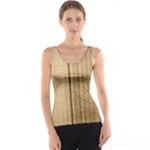 Brown Cardboard Texture Macro, Cardboard, Cardboard Women s Basic Tank Top