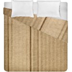 Brown Cardboard Texture Macro, Cardboard, Cardboard Duvet Cover Double Side (King Size)