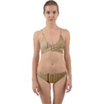 Brown Cardboard Texture Macro, Cardboard, Cardboard Wrap Around Bikini Set