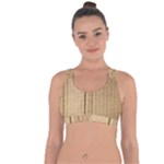 Brown Cardboard Texture Macro, Cardboard, Cardboard Cross String Back Sports Bra