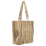 Brown Cardboard Texture Macro, Cardboard, Cardboard Everyday Shoulder Bag with Pouch Bag