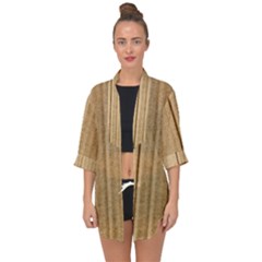 Open Front Chiffon Kimono 