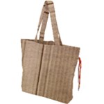 Brown Cardboard Texture Macro, Cardboard, Cardboard Drawstring Tote Bag