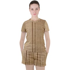 Women s Mesh T-Shirt and Shorts Set 