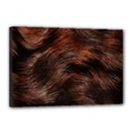 Brown Wool Texture Canvas 18  x 12  (Stretched)