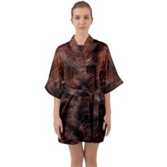 Half Sleeve Satin Kimono  