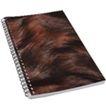 Brown Wool Texture 5.5  x 8.5  Notebook