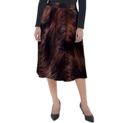 Classic Velour Midi Skirt  