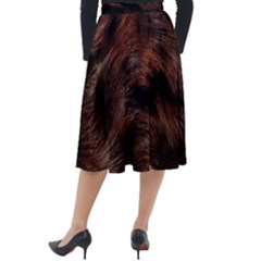 Classic Velour Midi Skirt  