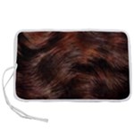 Brown Wool Texture Pen Storage Case (S)