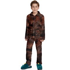 Kids  Long Sleeve Velvet Pajamas Set 