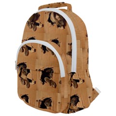 Rounded Multi Pocket Backpack 