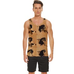 Men s Wide Collar Tank Top 