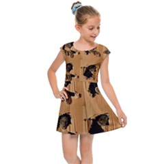 Kids  Cap Sleeve Dress 