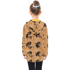 Kids  Double Breasted Button Coat 