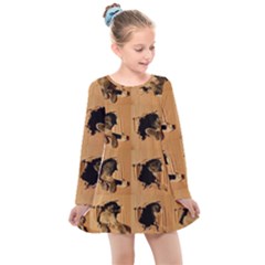 Kids  Long Sleeve Dress 