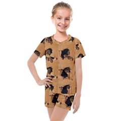 Kids  Mesh T-Shirt and Shorts Set 