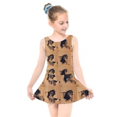 Kids  Skater Dress Swimsuit 