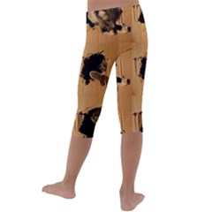 Kids  Lightweight Velour Capri Leggings  