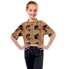 Kids Mock Neck T-Shirt 