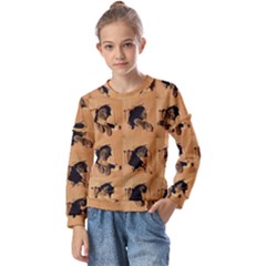 Kids  Long Sleeve T-Shirt with Frill  