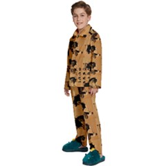 Kids  Long Sleeve Velvet Pajamas Set 