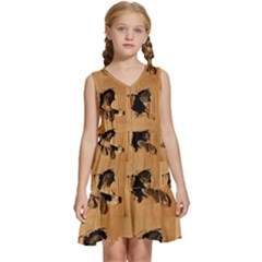 Kids  Sleeveless Tiered Mini Dress 