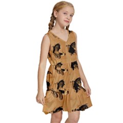 Kids  Sleeveless Tiered Mini Dress 