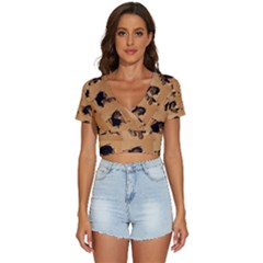 V-Neck Crop Top 