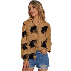 Women s Long Sleeve Button Up Shirt 