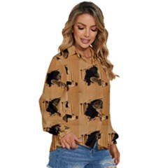 Women s Long Sleeve Button Up Shirt 