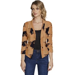 Women s Casual 3/4 Sleeve Spring Jacket 