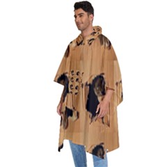 Men s Hooded Rain Ponchos 