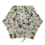 Cats, All, Collage, Cat Mini Folding Umbrellas