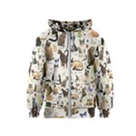 Cats, All, Collage, Cat Kids  Zipper Hoodie