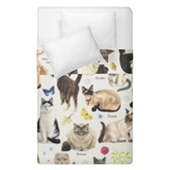 Cats, All, Collage, Cat Duvet Cover Double Side (Single Size) from ArtsNow.com