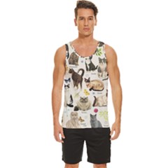 Men s Wide Collar Tank Top 