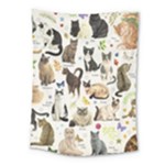 Cats, All, Collage, Cat Medium Tapestry