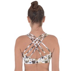 Cross String Back Sports Bra 