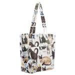 Cats, All, Collage, Cat Everyday Shoulder Bag with Pouch Bag